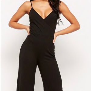 Ribbed culotte jumpsuit